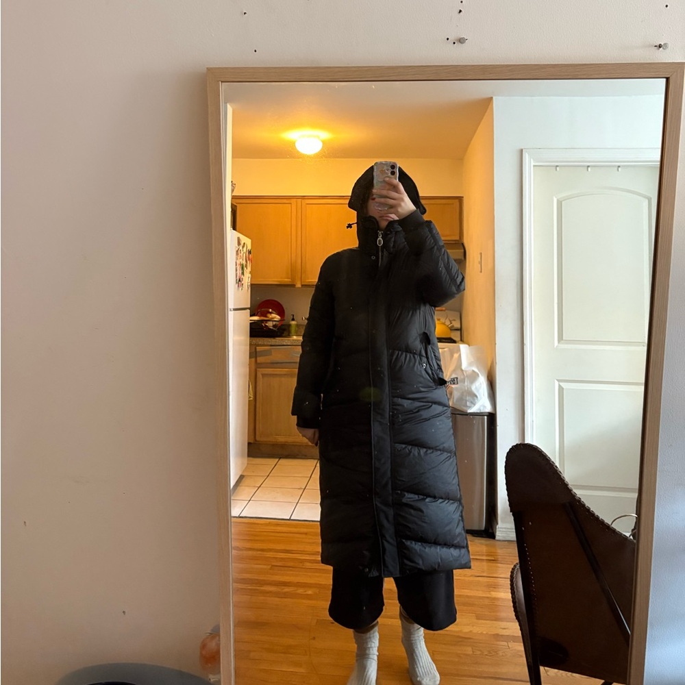 G-Star Raw Women's Black Long Puffer Jacket